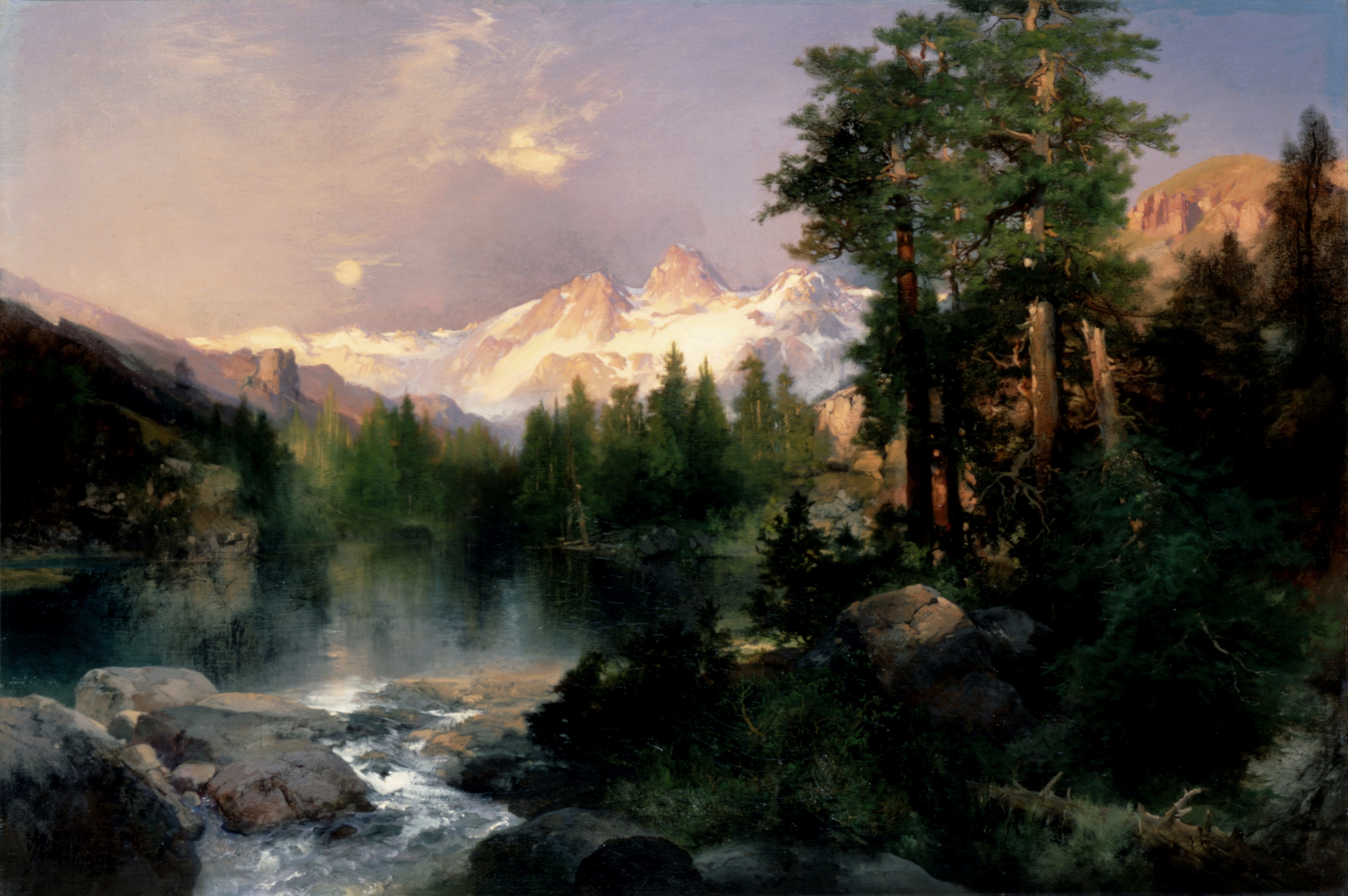 Three Tetons by Thomas Moran