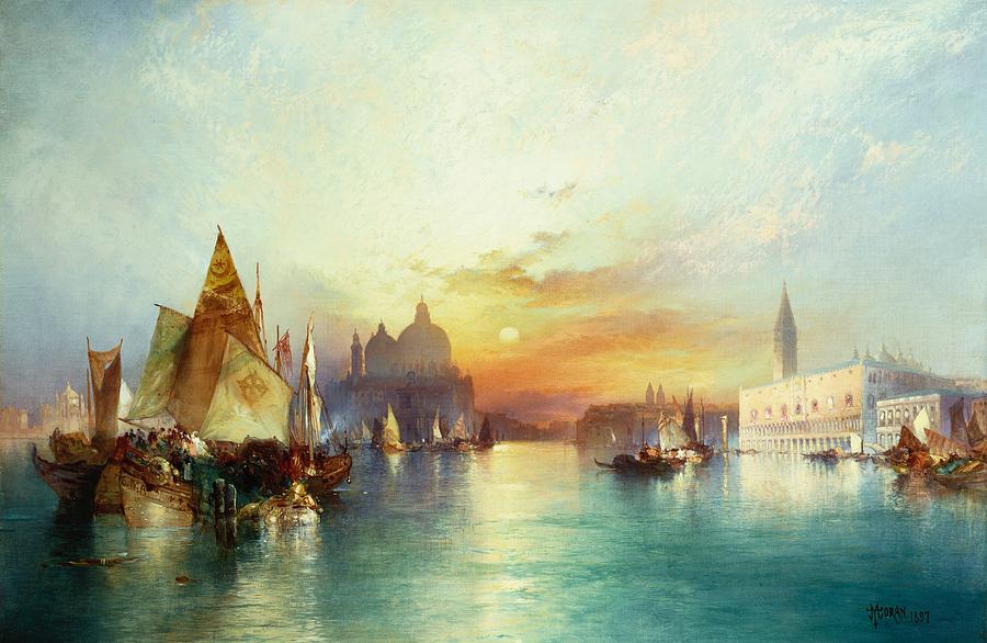 Sunset over Venice